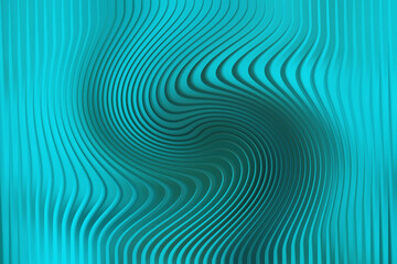 Elegant abstract background design with a swirling turquoise wave pattern