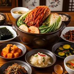 Traditional Korean Spicy Kimchi