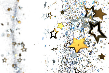 Sparkling stars background perfect for celebration, holidays, and joyful designs.