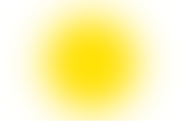 Glowing yellow light overlay background, blurry color circle