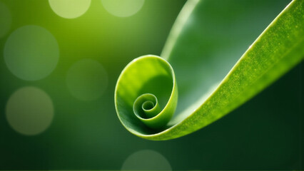 Curled Leaf Elegance