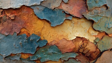 Obraz premium colorful tree bark texture abstract