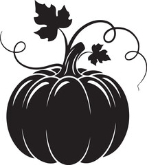 creative pumpkin silhoutte