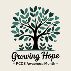 Obraz premium Growing Hope – PCOS Awareness Month