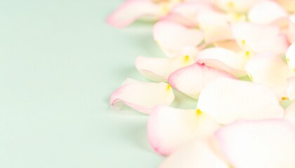 Serene floral pattern with delicate petals and soft focus