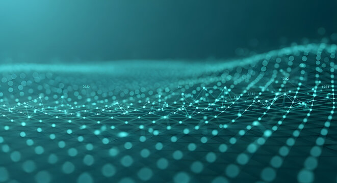 Abstract Networking Connection Futuristic Technology Graphic Background Design