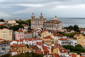 Lisbon Monastery and Cityscape