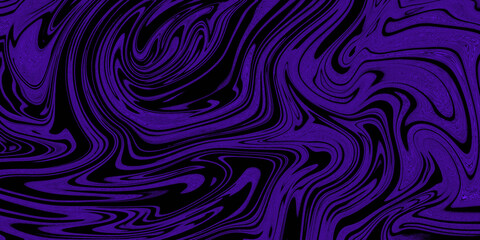 Purple Liquid Marble Swirl Abstract Background, Fluid Ink Pattern, Psychedelic Vibrant Art Texture for Trendy Modern Design
