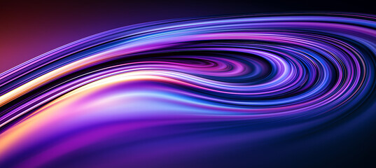 Fototapeta premium Vibrant purple blue swirl abstract background pink color design