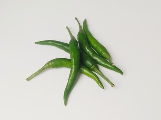 Fresh green chilli 