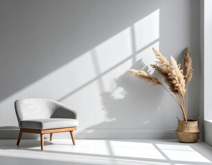 Modern living room, minimalist style