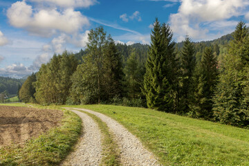 Obraz premium A beautiful tourist route for tourists