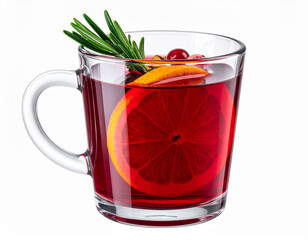 Mulled Wine isolated on transparent background