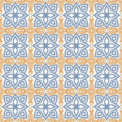 seamless floral geometric repeat pattern 