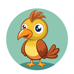 design logo vector icon illustration cartoon bird dodo