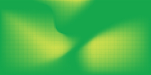 Modern Aesthetic Dots halftone yellow green color pattern gradient texture background.Eps 10