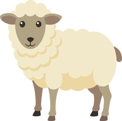 vector illustration of sheep