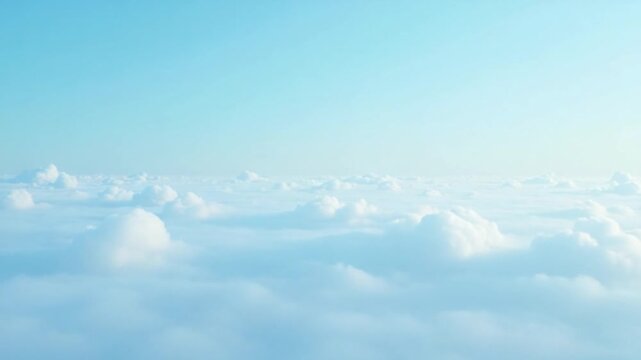 8K Thin Layer Clouds In Blue Sky