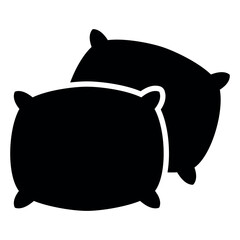 Soft Pillow Icon – Vector Illustration for Sleep and Comfort Concepts