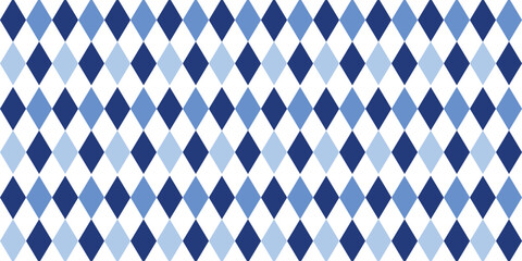 seamless geometric pattern, Seamless geometric diamond pattern in two tone blue. blue diamond checkerboard, chessboard seamless Repeat seamless pattern design for fabric printing or background