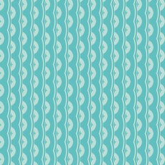 Vertical scallop and wavy seamless pattern in two tones of pastel teal, offering a clean, soothing, and modern abstract background