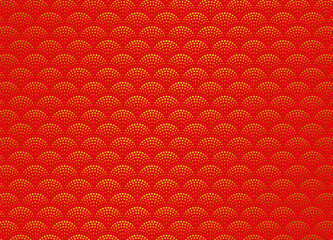 Chinese or japan festive red and gold wave seamless pattern background
