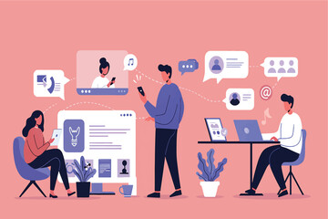 Communication and Technology Connecting through Devices and Ideas