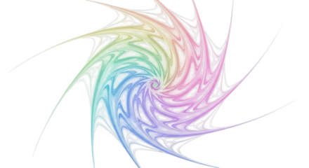 Vibrant swirl abstract art with pastel hues for modern design needs