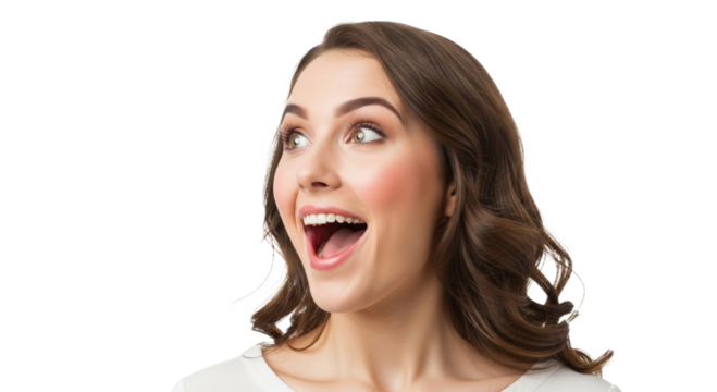 Excited Woman Expression