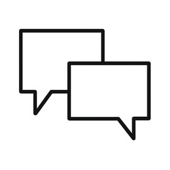 Fototapeta premium speech bubble icon