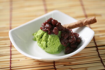 Close up of a ice cream