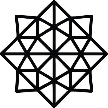 Intricate sacred geometry mandala design inspired by the flower of life featuring harmonious floral patterns and geometric precision in vibrant cmyk colors