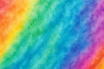 Vibrant rainbow watercolor tie-dye texture background for creative projects
