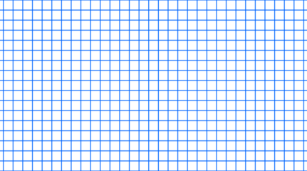Blue square grid pattern background for graph paper design, mathematics, technical drawing, school project and digital template