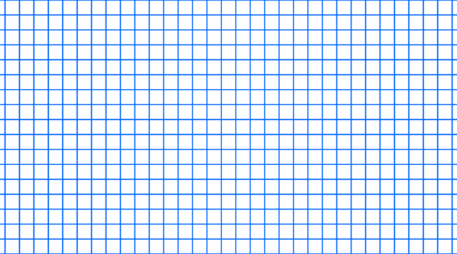 Blue square grid pattern background for graph paper design, mathematics, technical drawing, school project and digital template