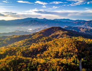 Autumnal mountain vista (1)
