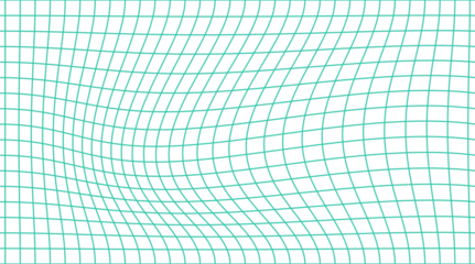 Abstract distorted grid wave pattern with warped geometric lines background for modern design, optical illusion texture, and creative digital art
