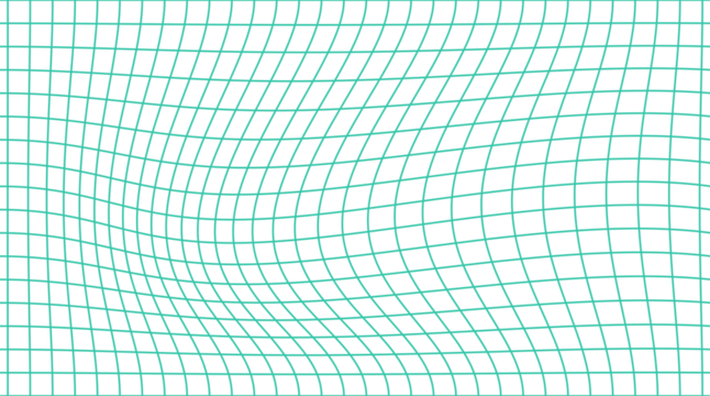 Abstract distorted grid wave pattern with warped geometric lines background for modern design, optical illusion texture, and creative digital art