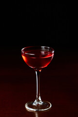 Refreshing Summer Drink in Elegant Glass