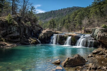 Ouachita Mountains: Serene Waterfalls and Tranquil Lakes in Central Arkansas