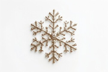Fototapeta premium A snowflake ornament accessories chandelier decoration.