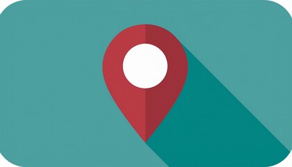 minimalist location pin icon format for easy to use
