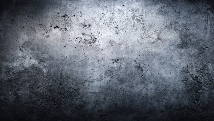 Textural close-up of a weathered concrete surface, showcasing a range of gray tones and subtle highlights.