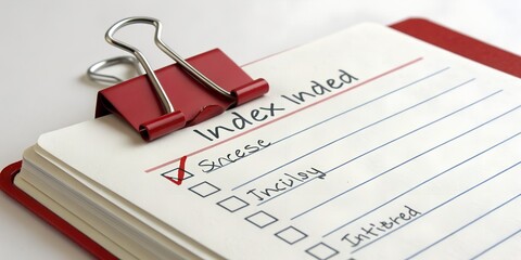 business card on a calendar