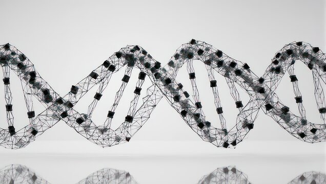 Modern DNA Structure Design Concept for Science and Technology Projects with a Futuristic Edge and Scientific Innovation Applications for Biotechnology