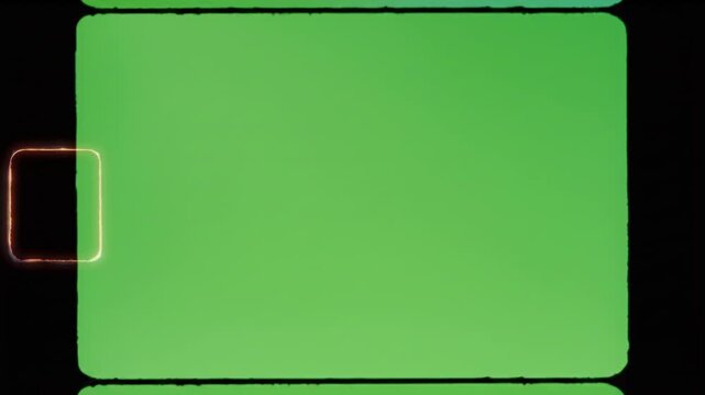 Green screen 8mm film strip overlay