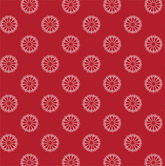 seamless floral type snow flakes pattern art background
