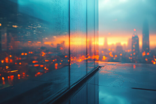 Cityscape with towering skyscrapers, background of a cityscape.