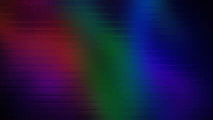 Abstract gradient of vibrant rainbow colors blending into a dark background with a textured pixelated effect