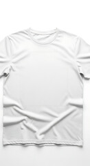 Clean White T shirt Mockup for Branding and Apparel Design